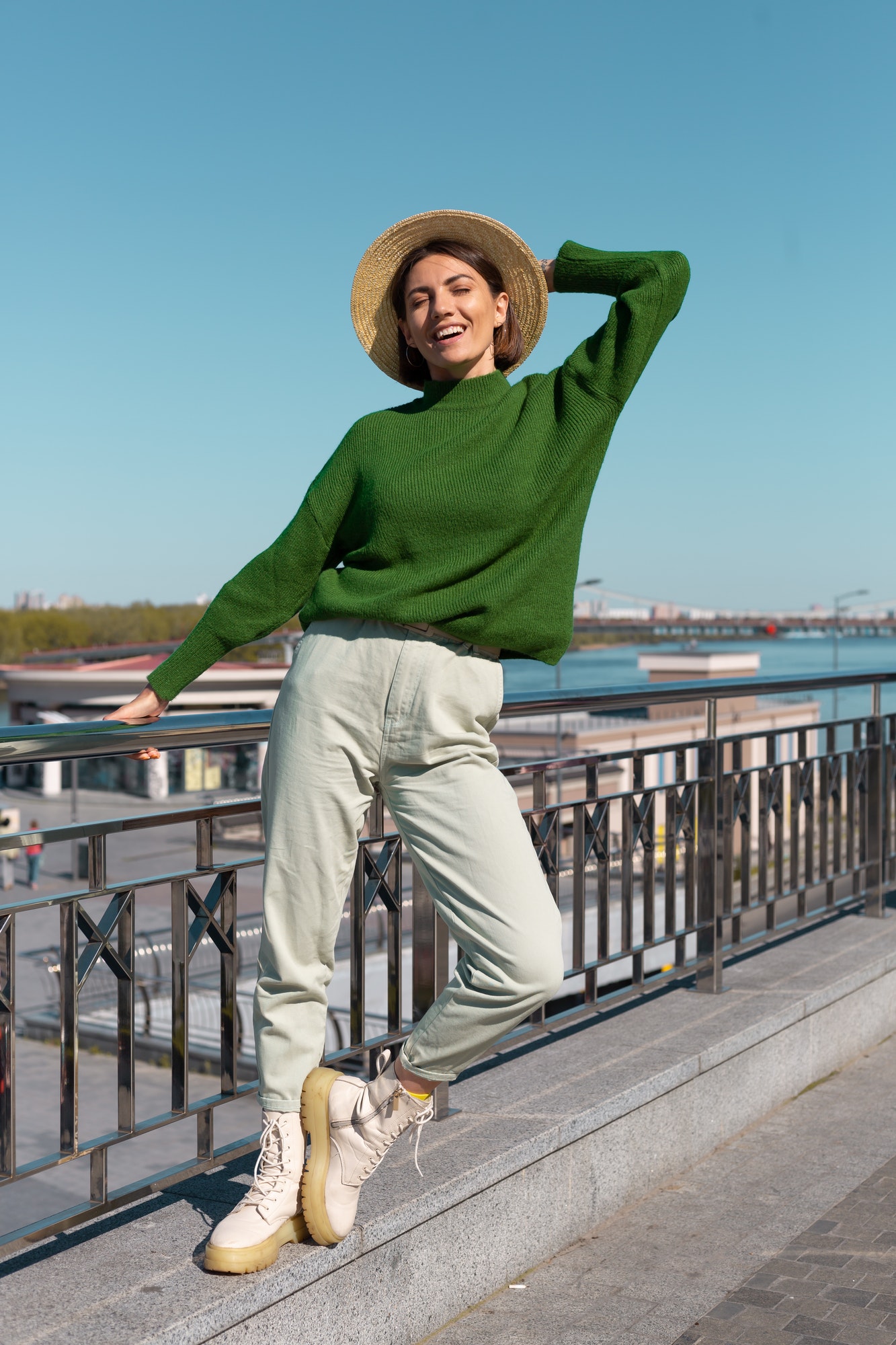 Outdoor portrait of woman